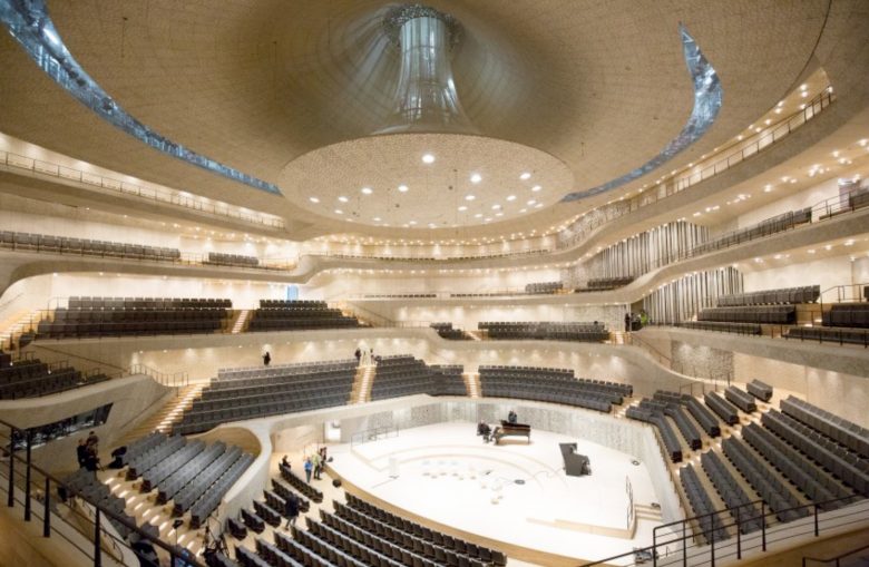 Drones at the Elbphilharmonie Hamburg